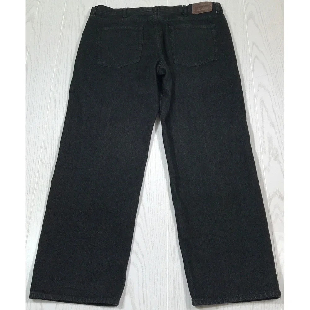 Vintage Beverly Hills Polo Club Jeans Men 38x30 Black Wide Leg Hip Hop 90s Baggy